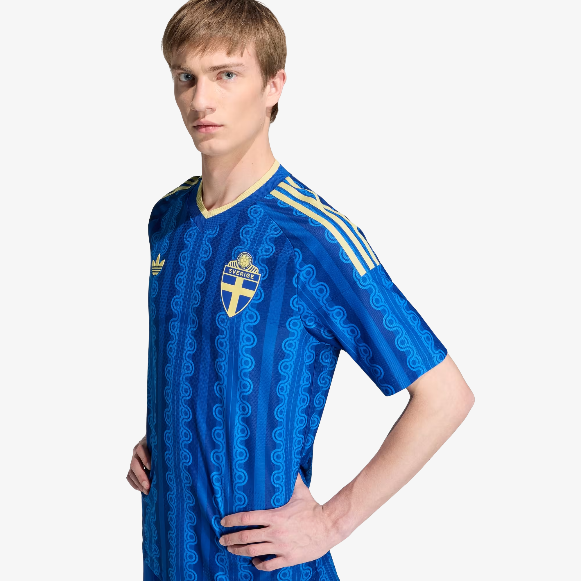 Camiseta Authentic Suecia Segunda Equipación 2026 - Hombre