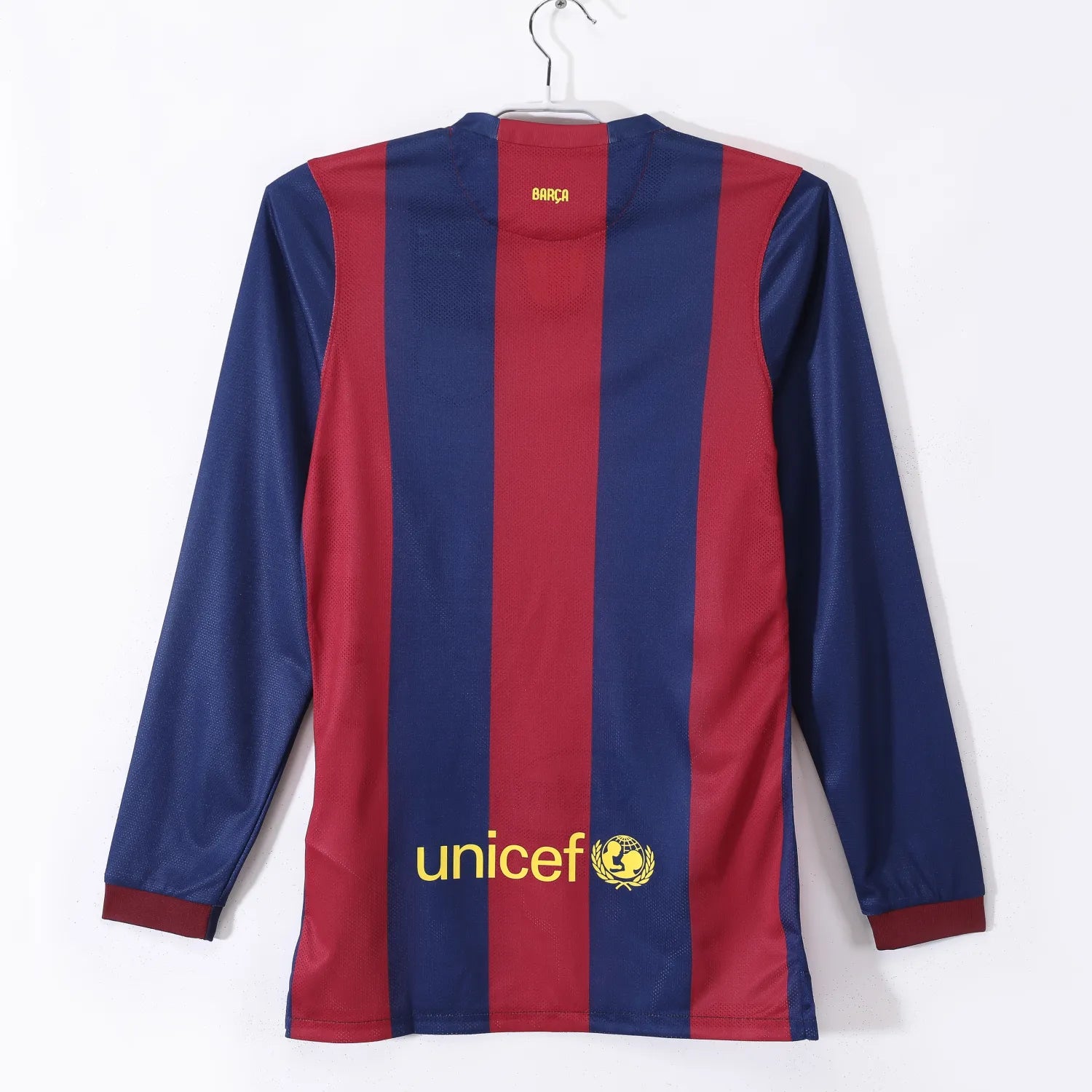Maillot rétro domicile Barcelone 2014/15 - Manches longues