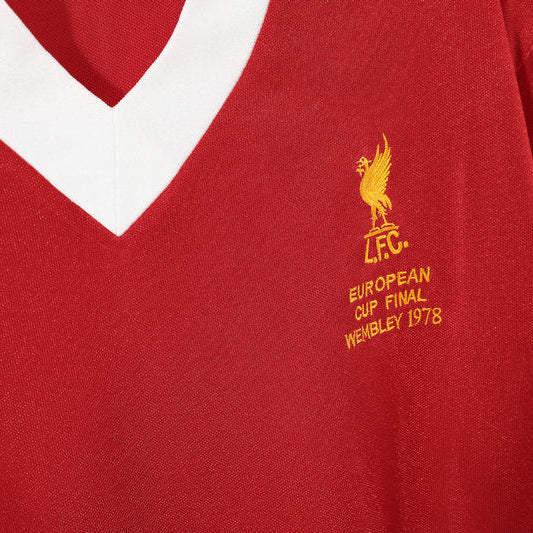 Camiseta Retro Liverpool Primera Equipación Final Wembley 1978 - Hombre