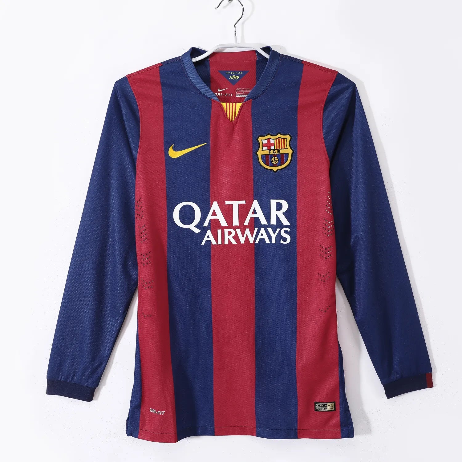 Maillot rétro domicile Barcelone 2014/15 - Manches longues