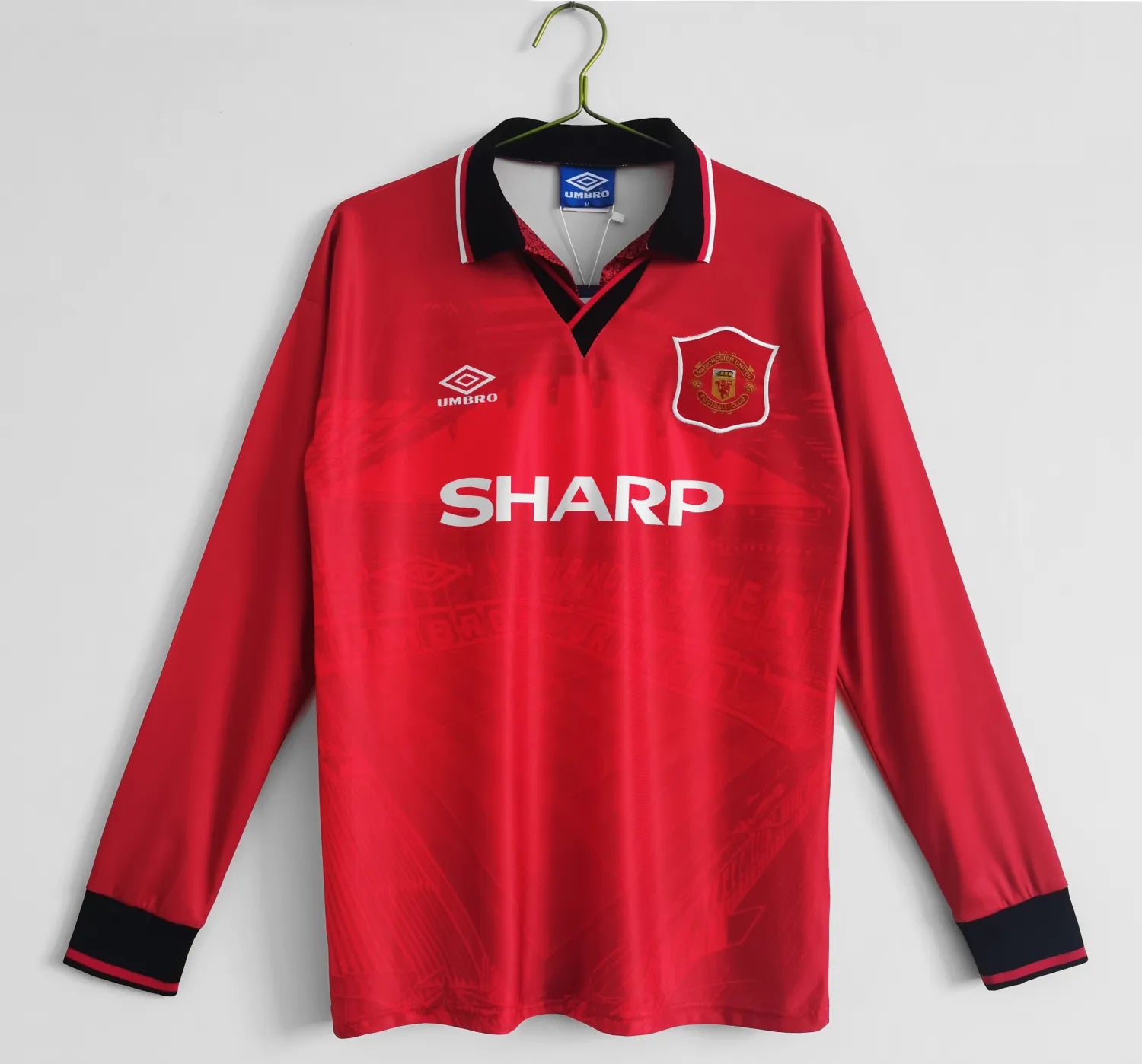 Camiseta Retro Manchester United Primera Equipación 1994/96 - Manga Larga