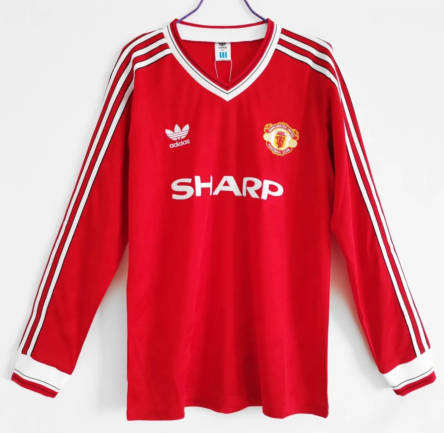 Manchester United 1986/88 Home Retro Shirt - Long Sleeve