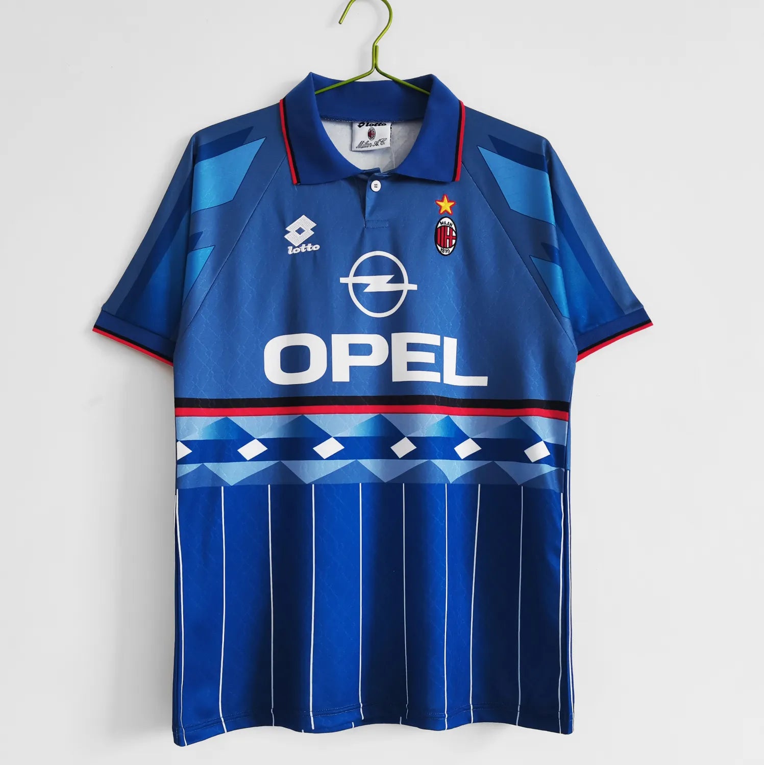 Maillot rétro homme AC Milan 1995/96, quatrième maillot