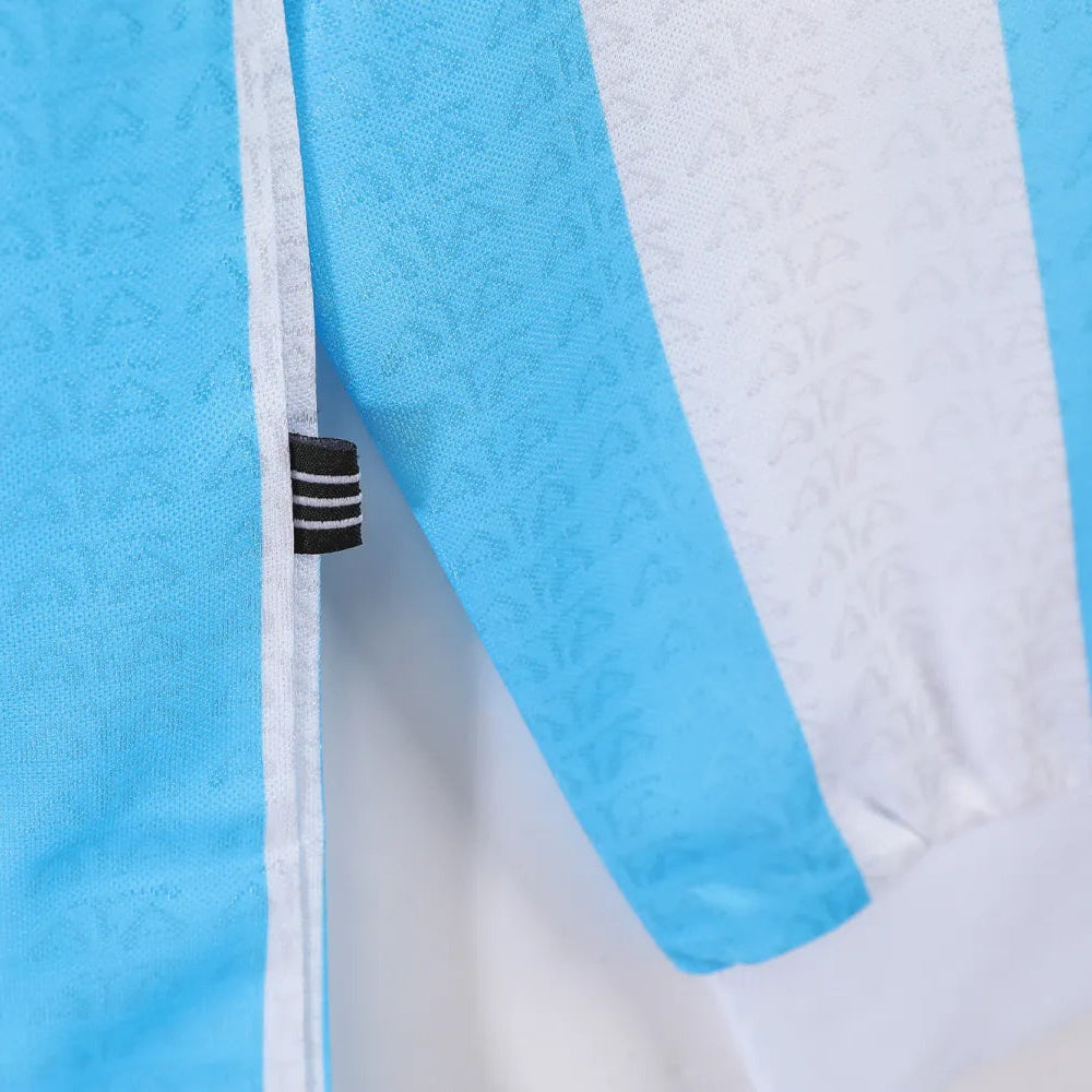 Argentina Retro Home Shirt 1996 - Long Sleeve