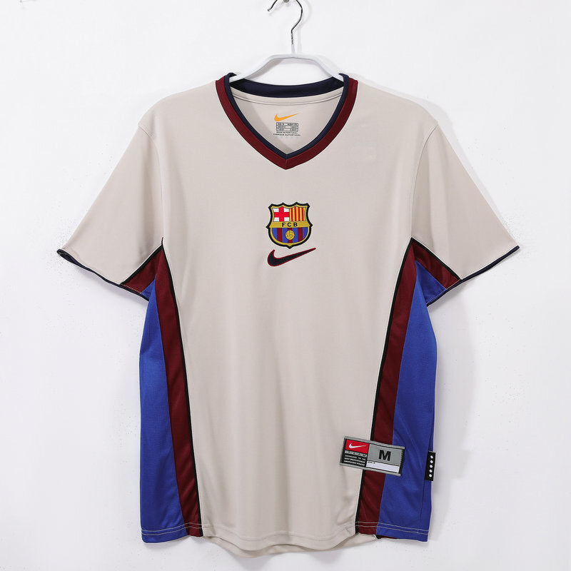 Camiseta Retro Barcelona Segunda Equipación 1998/99  - Hombre