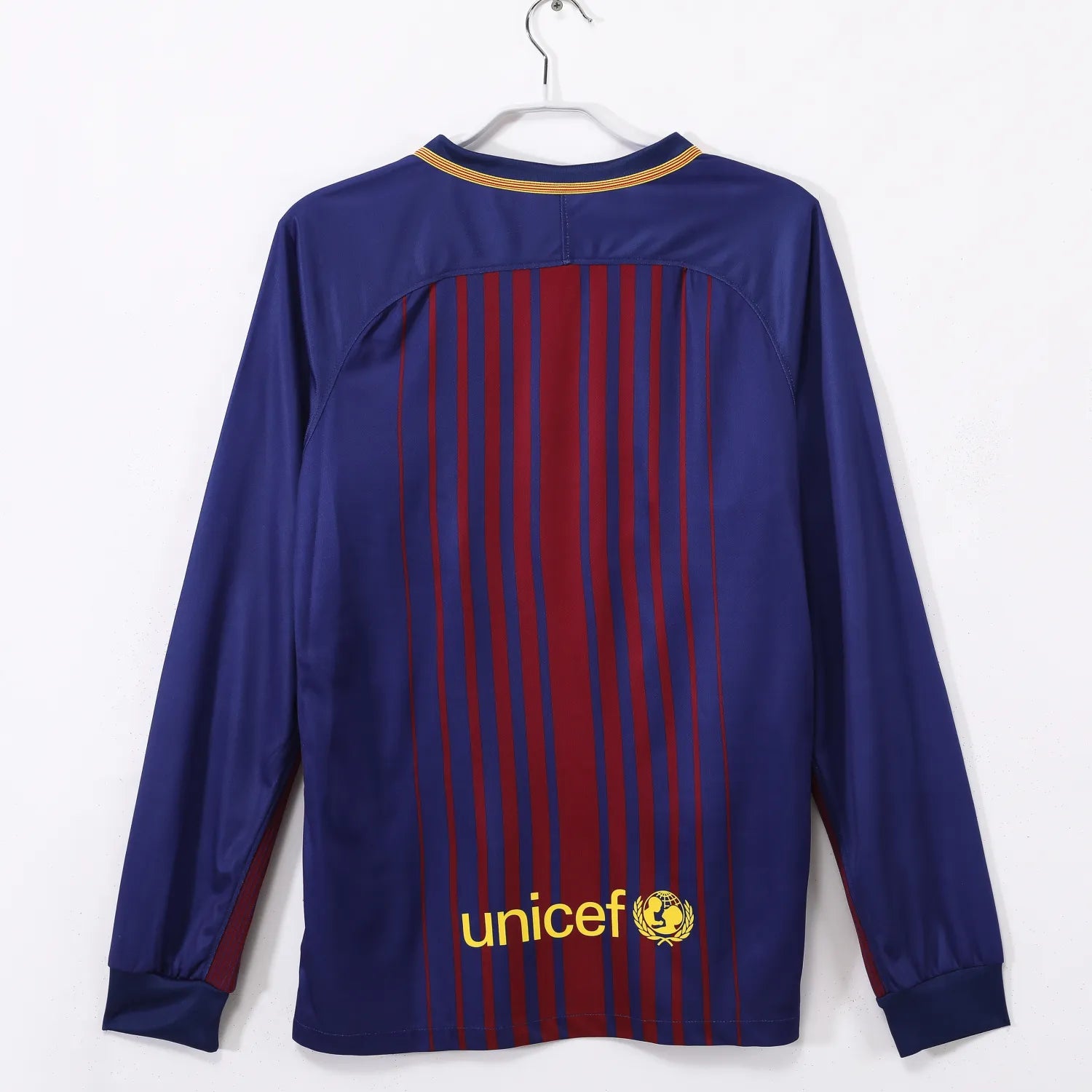 Maillot rétro domicile Barcelone 2017/18 - Manches longues