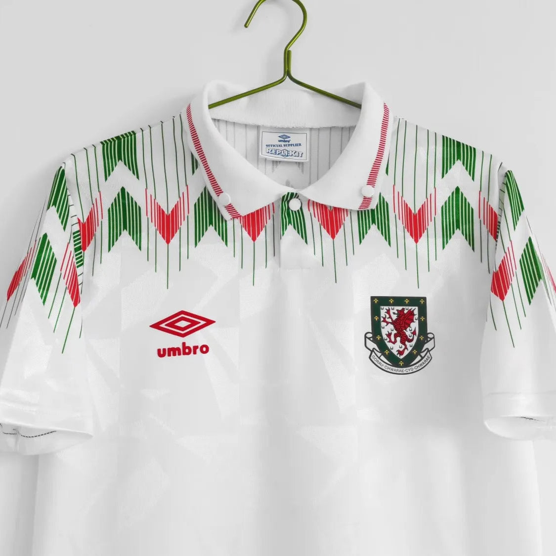 Camiseta Retro Gales Segunda Equipación 1990/92 – Hombre