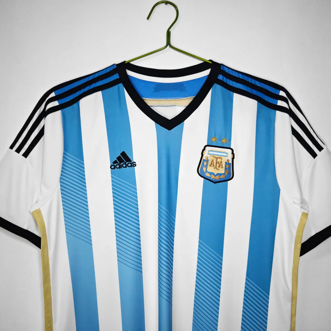 Argentina Home Retro Shirt 2014 - Men