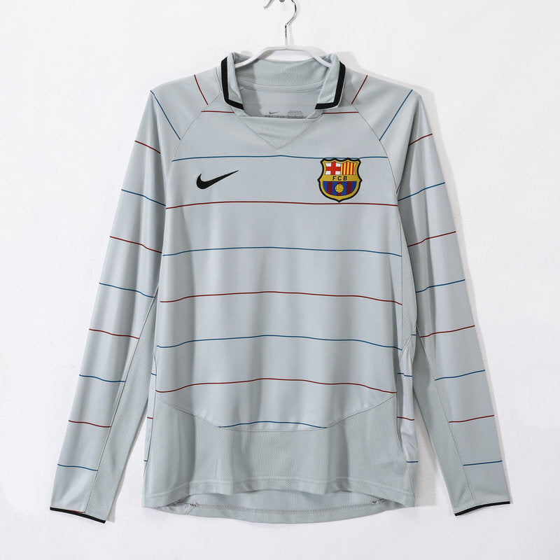 Camiseta Retro Barcelona Segunda Equipación 2003/04 - Manga Larga
