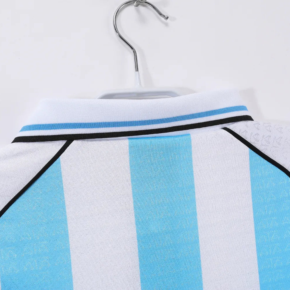 Argentina Retro Home Shirt 1996 - Long Sleeve
