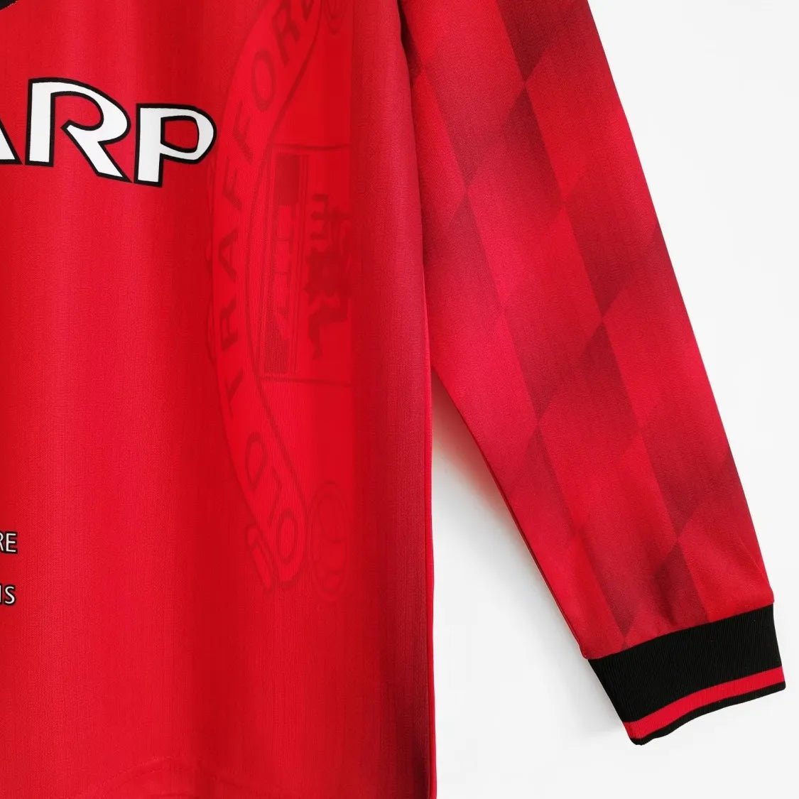 Manchester United 1996/97 Home Retro Shirt - Long Sleeve