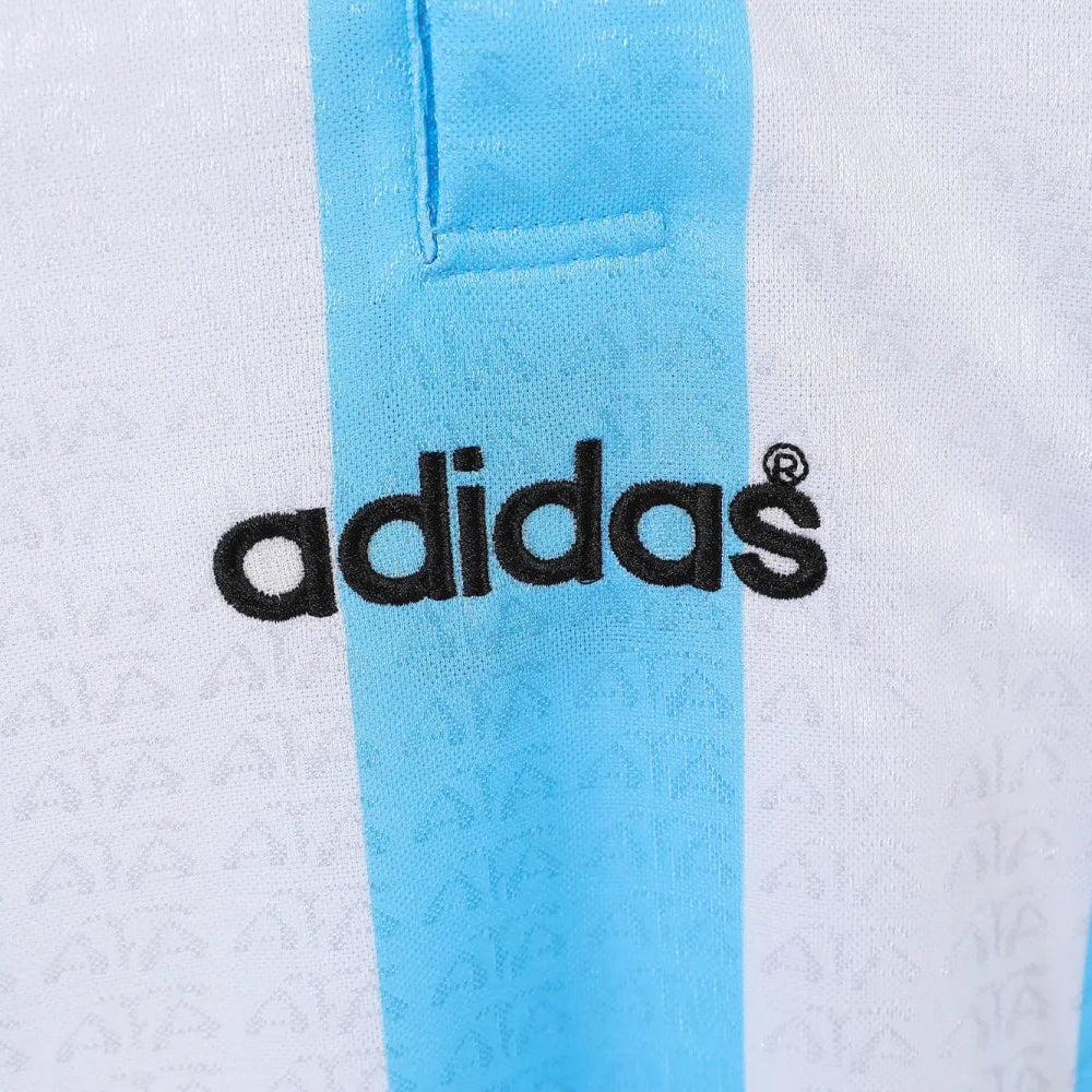 Argentina Retro Home Shirt 1996 - Long Sleeve