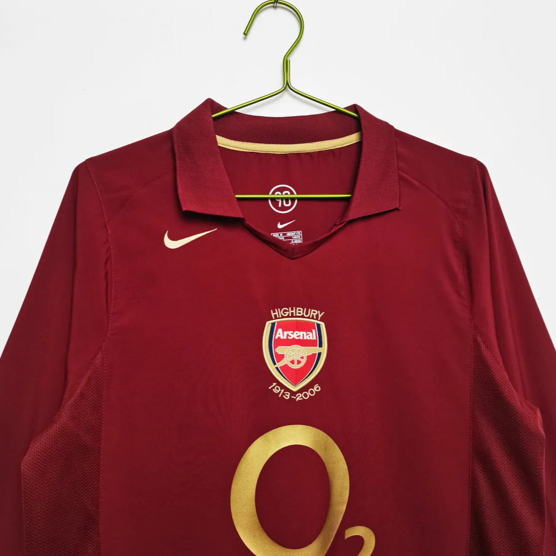 Camiseta Retro Arsenal Primera Equipación 2005/06 - Manga Larga