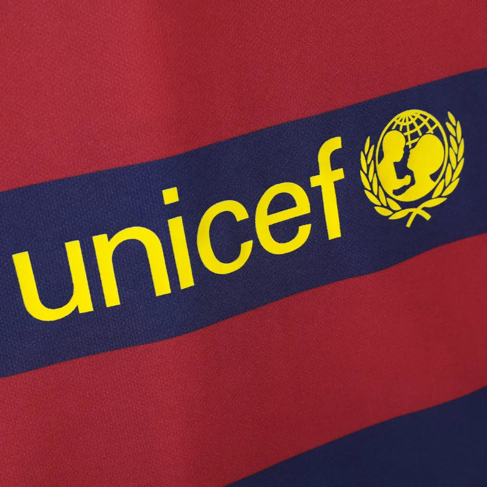 Maillot rétro domicile Barcelone 2015/16 - Manches longues