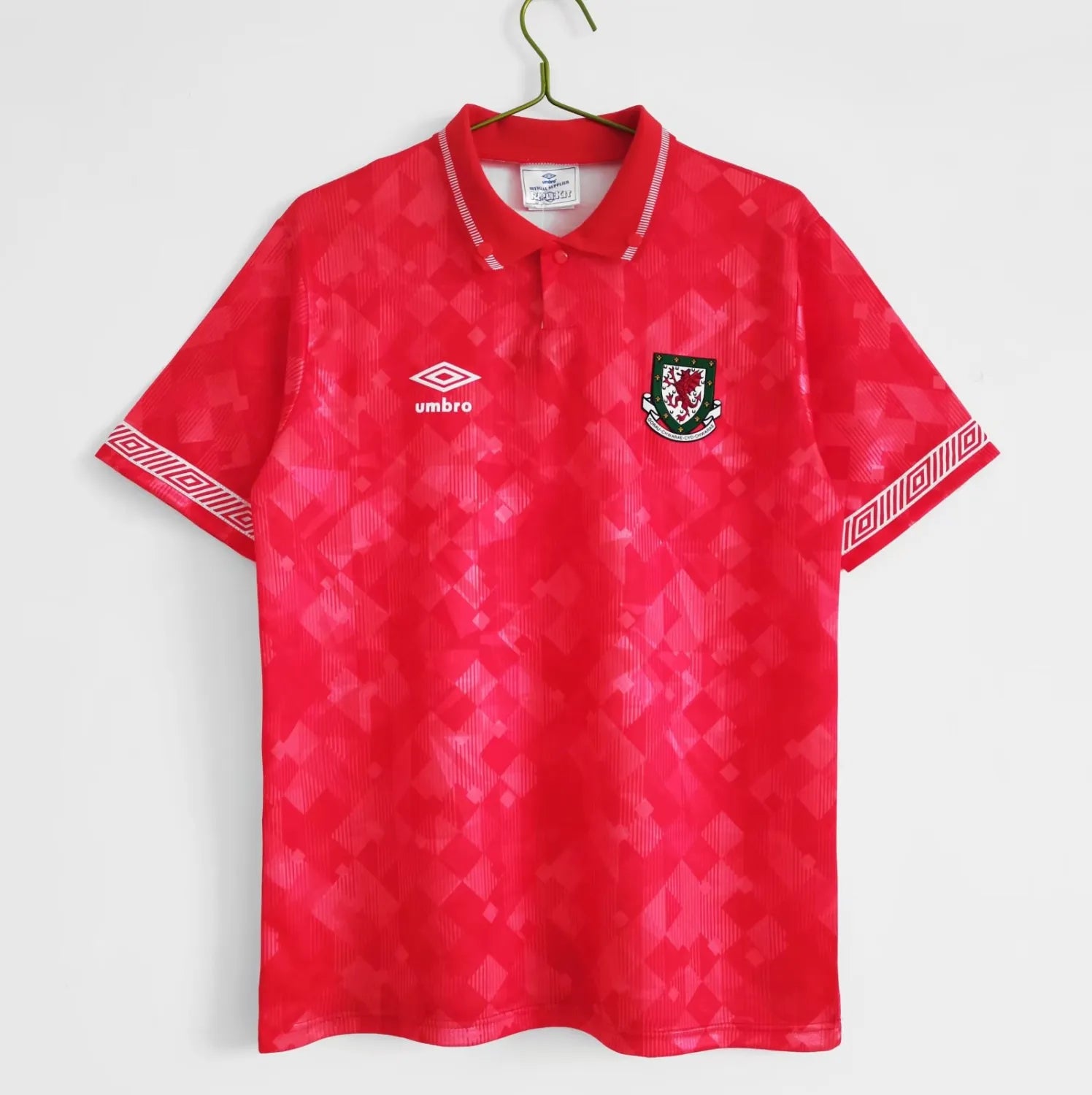 Camiseta Retro Gales Primera Equipación 1990/92 – Hombre