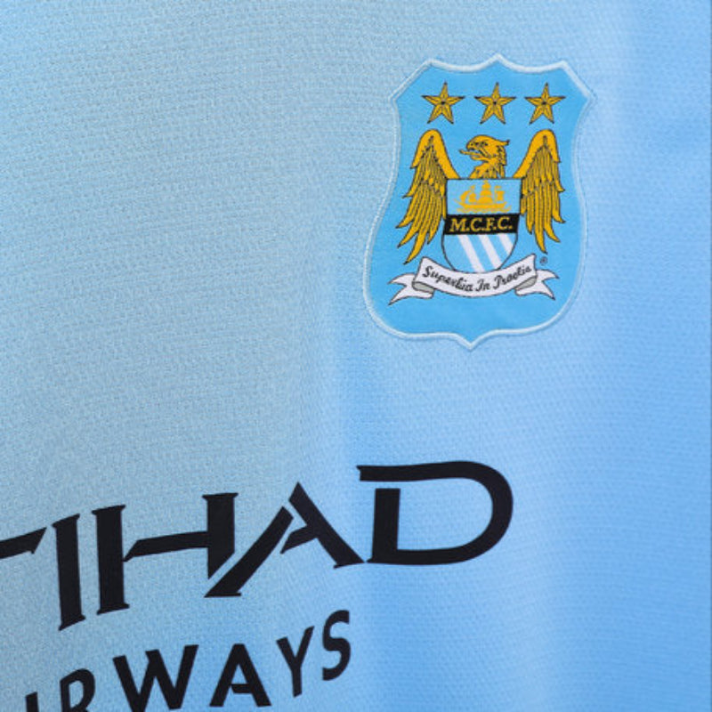 Camiseta Retro Manchester City Primera Equipación 2013/14 - Hombre