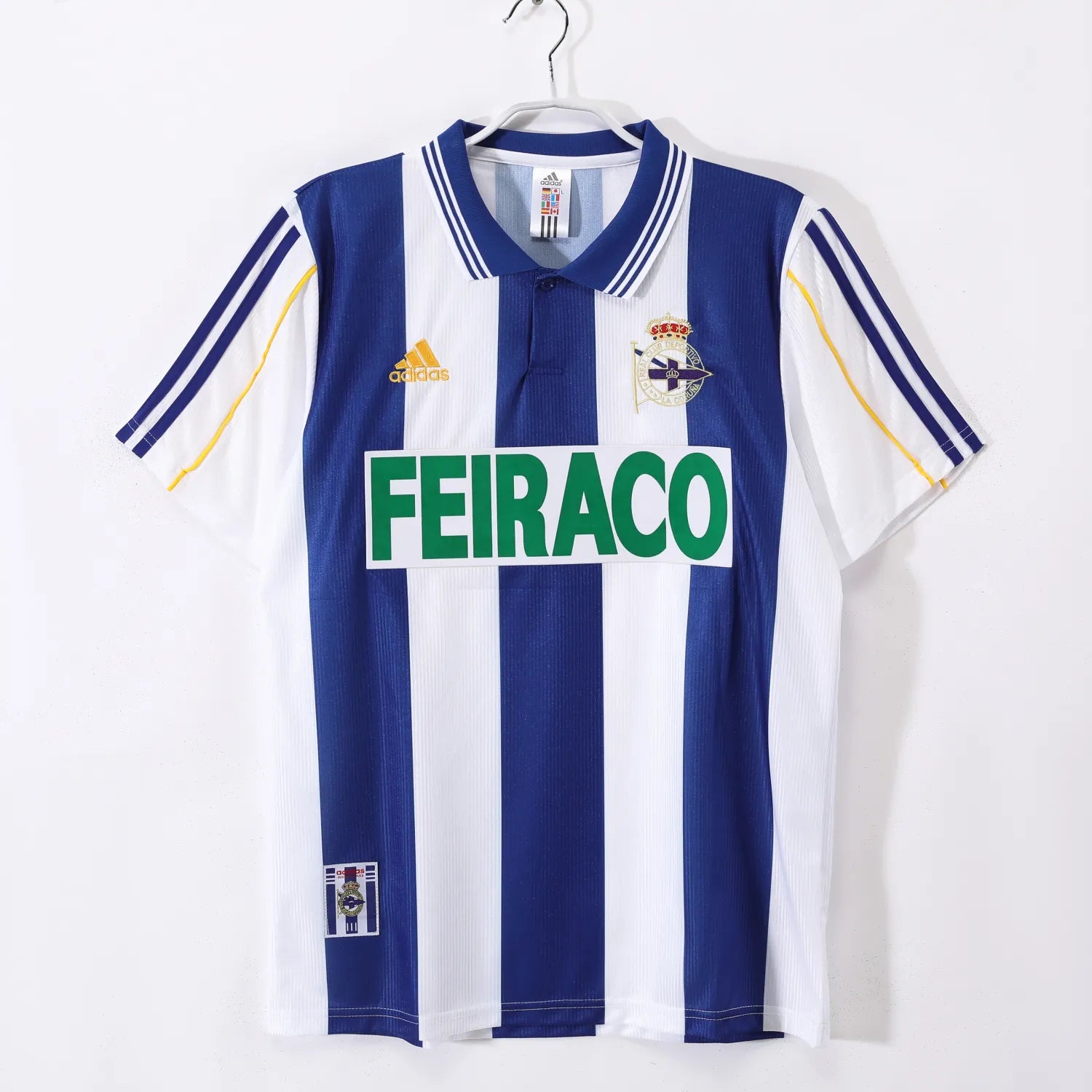 Maillot rétro Deportivo La Corogne Domicile 1999/2000 - Homme