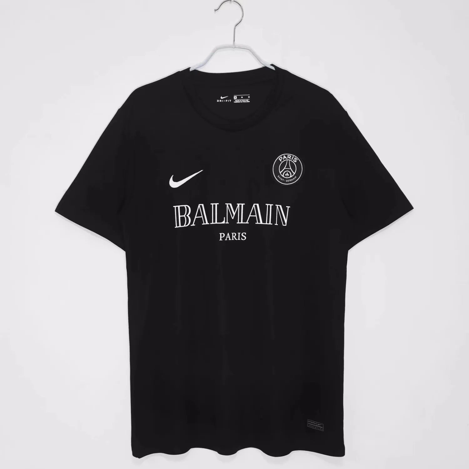 Camiseta Paris Saint-Germain X Balmain 2023 – Negra