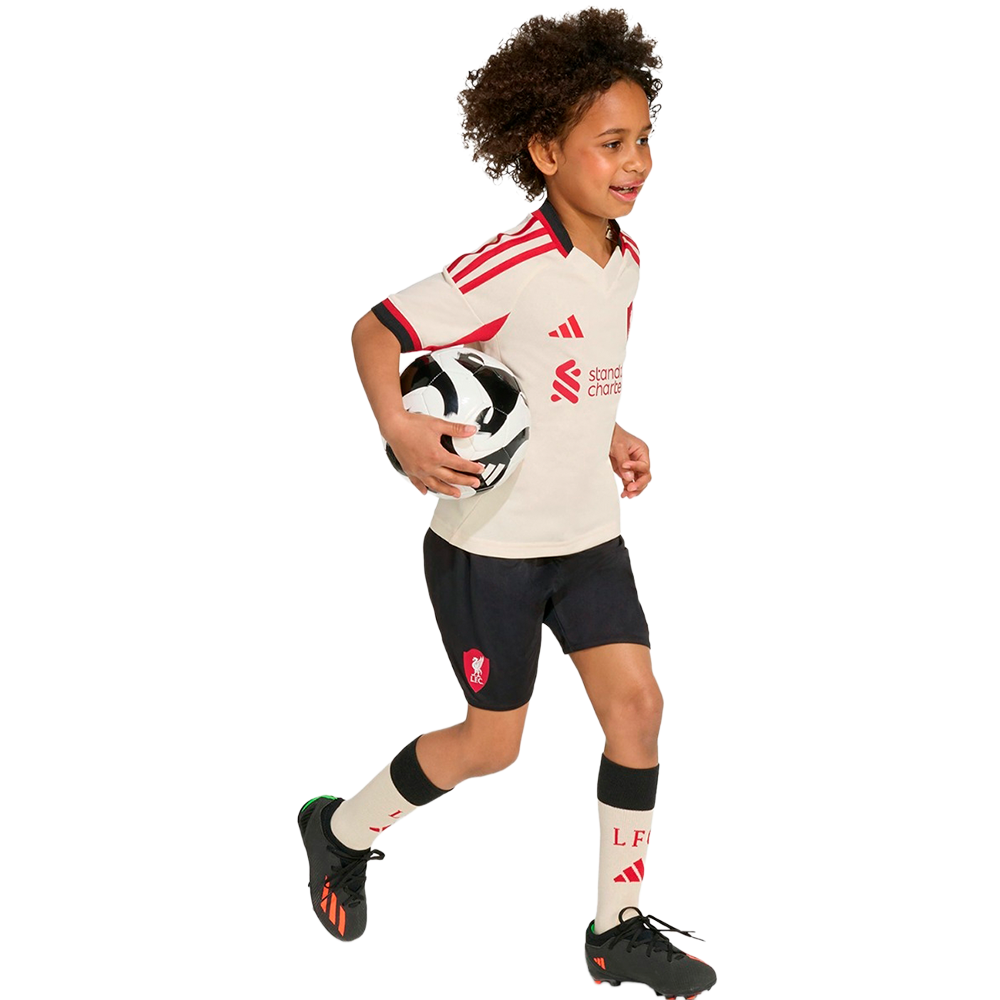 Conjunto Niños Liverpool FC Segunda Equipación 2025/26