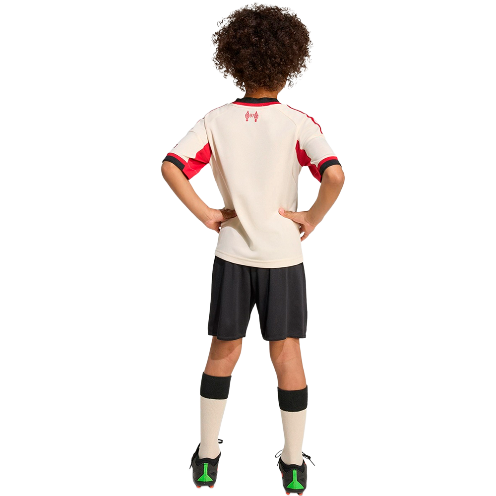 Conjunto Niños Liverpool FC Segunda Equipación 2025/26